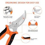 Topbooc 5-Pack Stainless Steel Garden Pruning Set