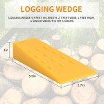 PERSZEN Spiked Tree Felling Wedges – 2 Pack