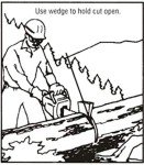 Cold Creek Loggers 5.5 Inch Felling Wedge Set