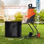 AIVOLT 1800W Electric Wood Chipper Shredder