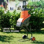 AIVOLT 1800W Electric Wood Chipper Shredder