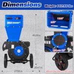 BILT HARD 7.5 HP Gas Wood Chipper Shredder