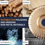 Pomsare 5PCS Wood Carving Disc Set for Grinders