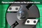 Replacement Dual-Sided Blades for Wood Chippers