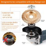 Pomsare 5PCS Wood Carving Disc Set for Grinders