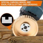 Pomsare 5PCS Wood Carving Disc Set for Grinders