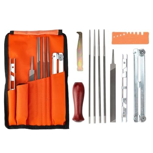 Universal Chainsaw Sharpener Tool Kit - 11 Pieces