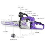 63CC 20" Gas-Powered Chainsaw for Wood Cutting