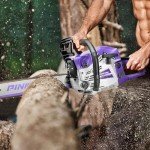63CC 20" Gas-Powered Chainsaw for Wood Cutting