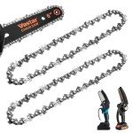 Vastar 2PCS 6 Inch Mini Chainsaw Replacement Chains