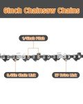 Vastar 2PCS 6 Inch Mini Chainsaw Replacement Chains