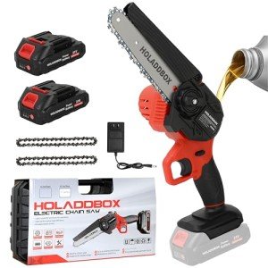 Portable Cordless Mini Chainsaw with Batteries