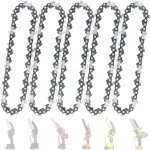 4-Inch Chainsaw Chain – 5 Pack Replacement Set