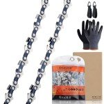 8-Inch Replacement Chainsaw Chain for Multiple Brands