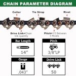 Stihl 14" Chainsaw Chain - 3 Pack