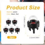 5-Pack Chainsaw Primer Bulb Replacement Kit
