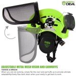 Green Devil 5-in-1 Forestry Chainsaw Safety Helmet