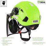 Green Devil 5-in-1 Forestry Chainsaw Safety Helmet