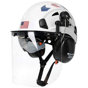 Aolamegs 4-in-1 Arborist Chainsaw Helmet Kit
