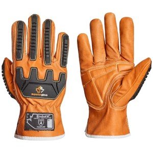Premium Goatskin Leather Anti-Impact Work Gloves