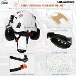 Aolamegs 4-in-1 Arborist Chainsaw Helmet Kit