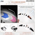 Aolamegs 4-in-1 Arborist Chainsaw Helmet Kit
