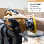 Premium Goatskin Leather Anti-Impact Work Gloves