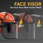 TOOLIOM Arborist Chainsaw Safety Helmet with Ear Protection