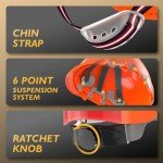 TOOLIOM Arborist Chainsaw Safety Helmet with Ear Protection