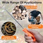 Chainsaw File Set with Plastic Handle - 3 Pieces