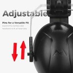 ProCase Noise Reduction Ear Defenders - Black