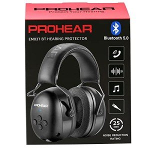 Prohear 037 Bluetooth Ear Muffs with Noise Reduction