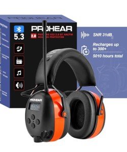 PROHEAR 033 Bluetooth Hearing Protection Ear Muffs