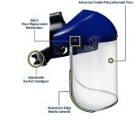 Blue Eagle Full Face Impact-Resistant Safety Faceshield