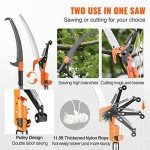 VEVOR Extendable Manual Pole Saw for Tree Pruning