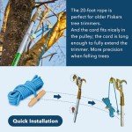 Jameson 20' Big Mouth Pruner Rope with Handle