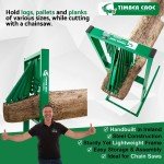 Adjustable Steel Chainsaw Log Support Stand