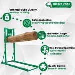 Adjustable Steel Chainsaw Log Support Stand