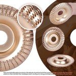 BLEKOO Wood Carving Disc Set for Angle Grinders