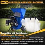 Replacement Blades for Mini Wood Chippers - 2PCS