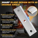 Replacement Blades for Mini Wood Chippers - 2PCS