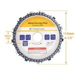 4.5" Chainsaw Stump Grinder Disc for Angle Grinder