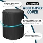 TORUTA 36"x42" Woodchipper Shredder Mulcher Cover