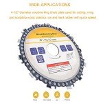 4.5" Chainsaw Stump Grinder Disc for Angle Grinder