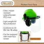 Forestry Chainsaw Helmet with Shield and Ear Muffs