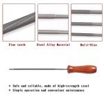 10-Piece Chainsaw Sharpener File Kit