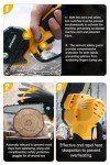Cordless 6-Inch Mini Chainsaw with 2 Batteries