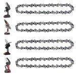 4-Pack 6-Inch Chainsaw Replacement Chains