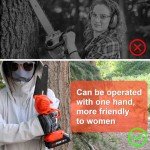 6-Inch Cordless Mini Chainsaw with Batteries & Chains