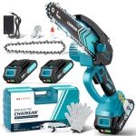 Portable Mini Chainsaw with 2000mAh Batteries